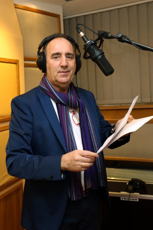 Mladen Grdović snima pjesmu na engleskom jeziku. Photo: Goran Jakus/PIXSELL