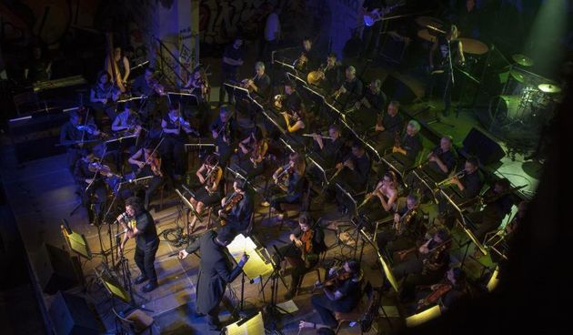 08.07.2013., Rijeka – Koncert Rijecke filharmonije i Hrvatske glazbene unije (HGU) Rijecka Filharmonija i Rijecki rokeri. Solisti Damir Urban, Zoran Prodanovic Prlja, Dean Skaljc i Zanil Tataj Zaka. Photo: Nel Pavletic/PIXSELL