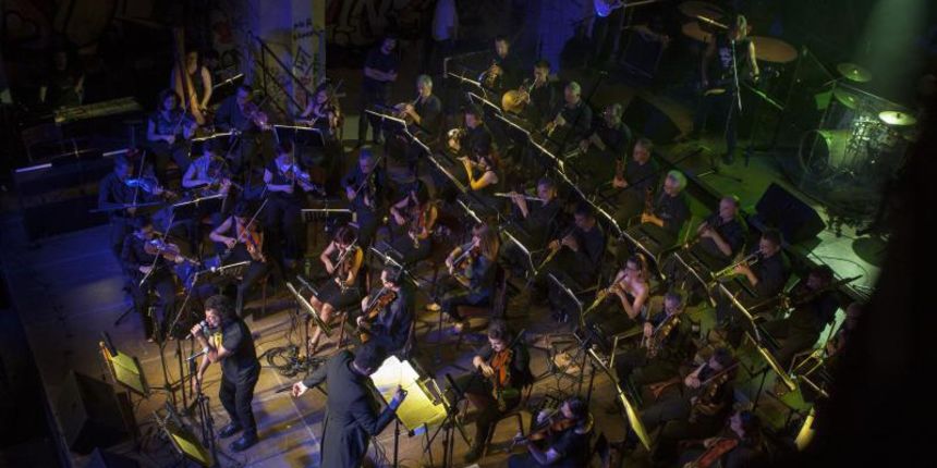 08.07.2013., Rijeka – Koncert Rijecke filharmonije i Hrvatske glazbene unije (HGU) Rijecka Filharmonija i Rijecki rokeri. Solisti Damir Urban, Zoran Prodanovic Prlja, Dean Skaljc i Zanil Tataj Zaka. Photo: Nel Pavletic/PIXSELL 08.07.2013., Rijeka – Koncert Rijecke filharmonije i Hrvatske glazbene unije (HGU) Rijecka Filharmonija i Rijecki rokeri. Solisti Damir Urban, Zoran Prodanovic Prlja, Dean Skaljc i Zanil Tataj Zaka. Photo: Nel Pavletic/PIXSELL