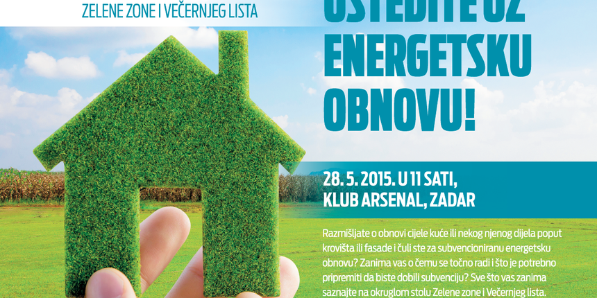 28. svibnja u klubu Arsenal održat će se okrugli stol ”Zelene zone” i Večernjeg lista