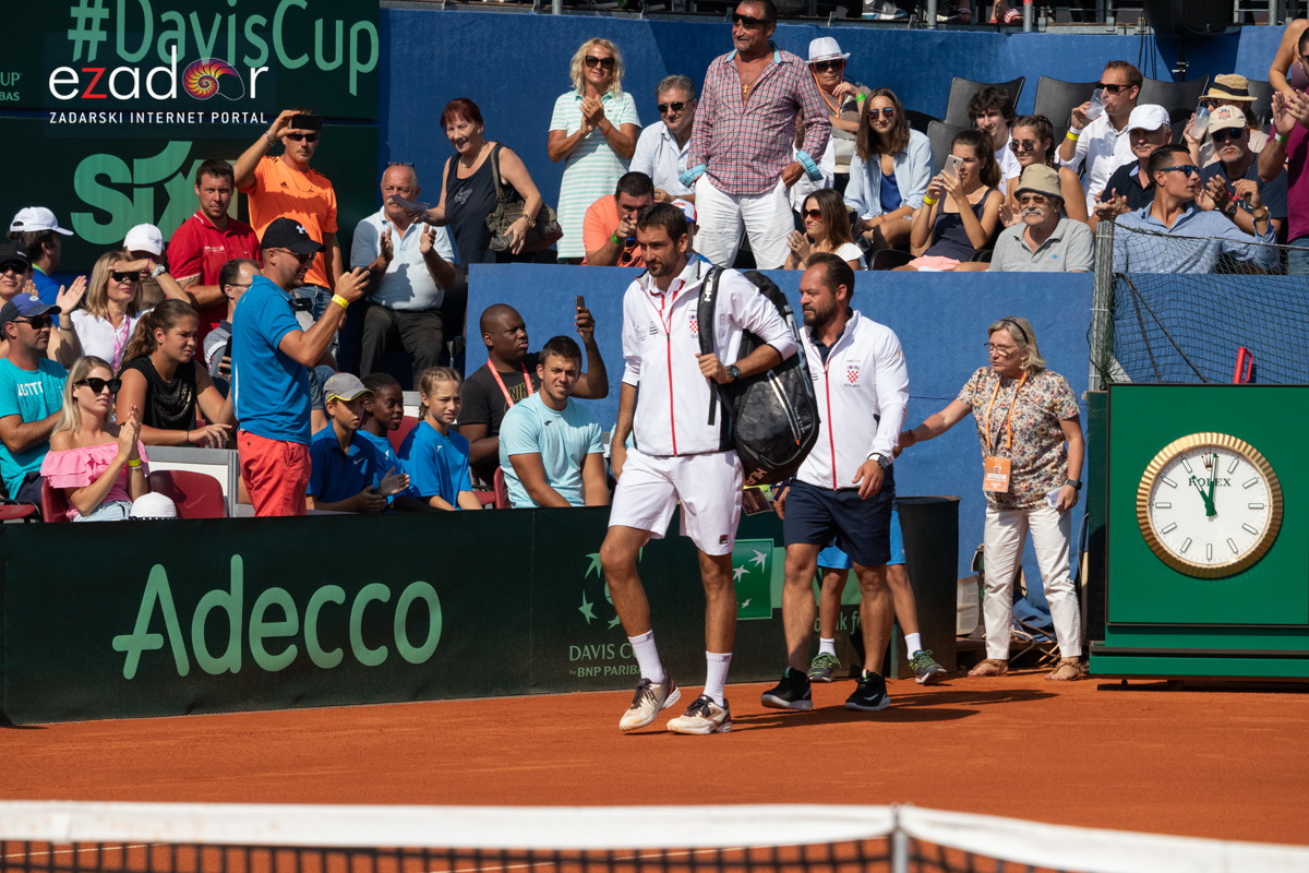 Davis Cup: Vruća navijačka atmosfera u meču Ćilića i Querreya