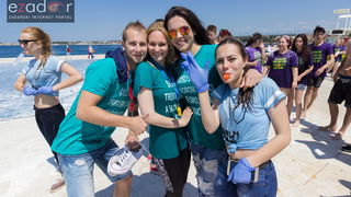 Ludijada zadarskih maturanata na Pozdravu suncu i Morskim orguljama