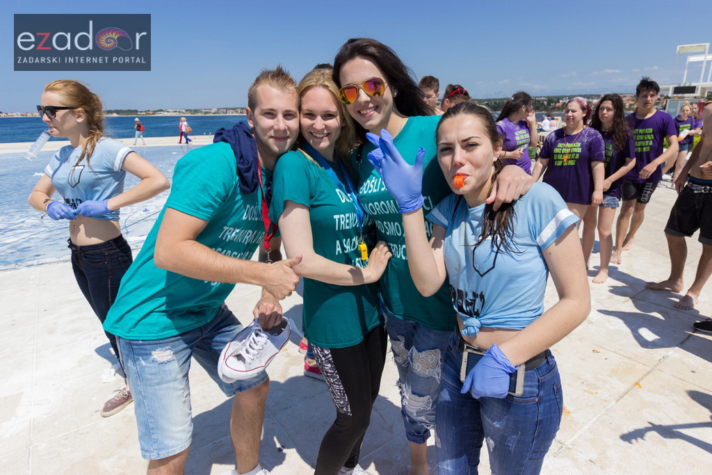 Ludijada zadarskih maturanata na Pozdravu suncu i Morskim orguljama