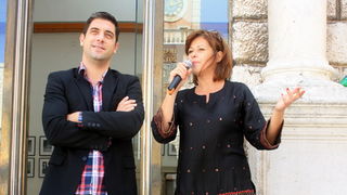 Narodni trg: Humanitarna akcija “Karta života” za malenu Stephanie, foto: Mladen Malik Narodni trg: Humanitarna akcija “Karta života” za malenu Stephanie, foto: Mladen Malik