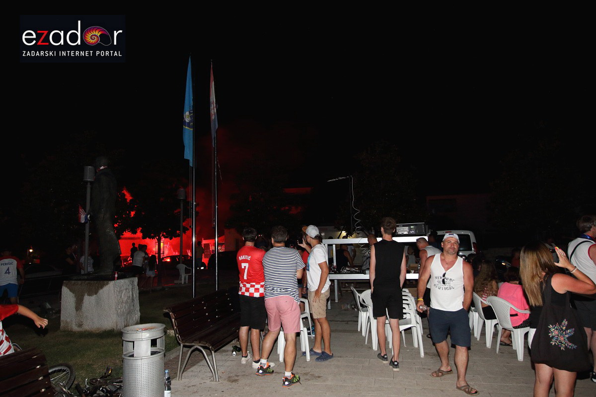 Bibinje: Navijanje za Vatrene i fešta nakon pobjede nad Rusijom