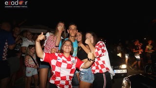 Bibinje: Navijanje za Vatrene i fešta nakon pobjede nad Engleskom