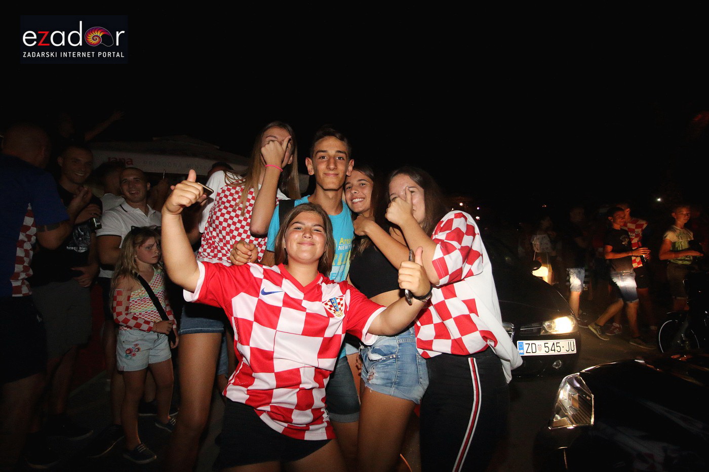 Bibinje: Navijanje za Vatrene i fešta nakon pobjede nad Engleskom