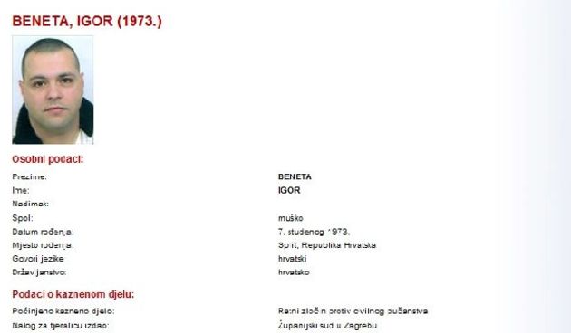 Igor Beneta, foto: index, MUP