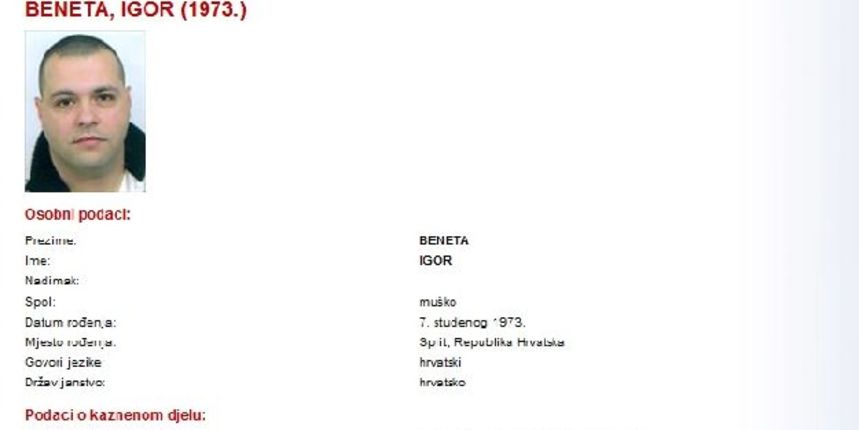 Igor Beneta, foto: index, MUP