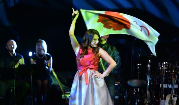 Koncert Nives Celzijus u Koncertnoj dvorani Vatroslava Lisinskog. Photo: Marko Lukunic/PIXSELL