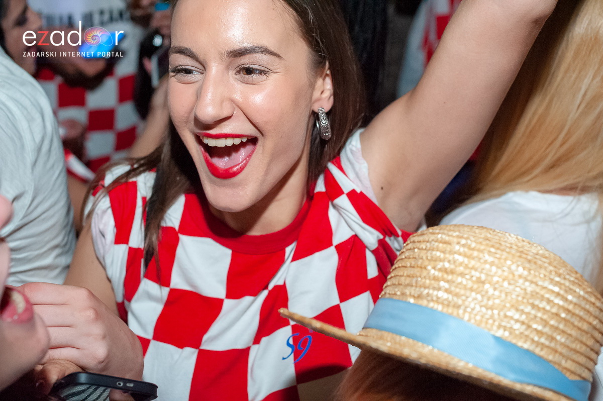 Zadar je gorio: Velika fešta nakon plasmana Vatrenih u finale Svjetskog prvenstva