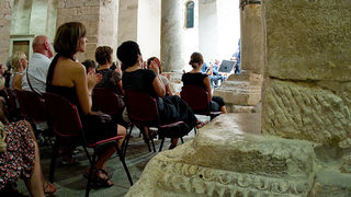 Hrvatska komorna filharmonija, Mak Grgić i Franko Božac u crkvi Sv. Donata, foto: L. Banić