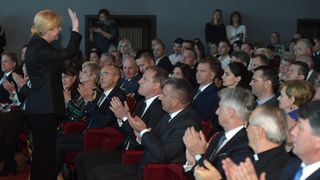 Predsjednica Grabar-Kitarović na svečanoj sjednici Gradskog vijeća Predsjednica Grabar-Kitarović na svečanoj sjednici Gradskog vijeća