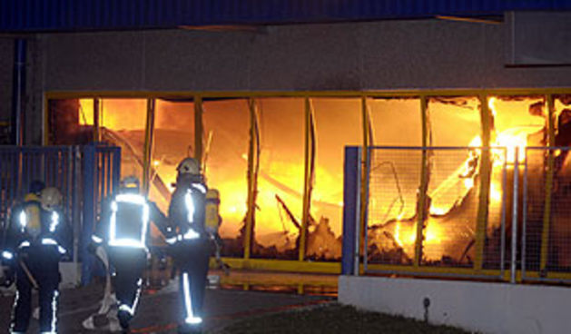 Požar u Getrou (Foto: Davor Javorović, vecernji.hr)