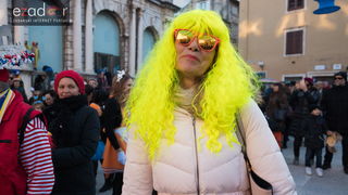 Zadarski karneval 2018: Povorka maškaranih skupina od Gradskih vrata preko Foruma do Narodnog trga Zadarski karneval 2018: Povorka maškaranih skupina od Gradskih vrata preko Foruma do Narodnog trga