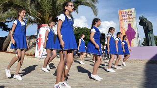 Odrzana je drzavna smotra mazoretkinja u organizaciji Hrvatskog mazoret saveza. Photo: Dino Stanin/PIXSELL Odrzana je drzavna smotra mazoretkinja u organizaciji Hrvatskog mazoret saveza. Photo: Dino Stanin/PIXSELL