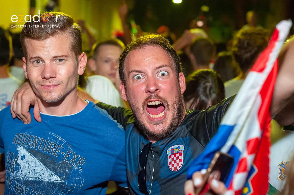 Zadar je gorio: Velika fešta nakon plasmana Vatrenih u finale Svjetskog prvenstva