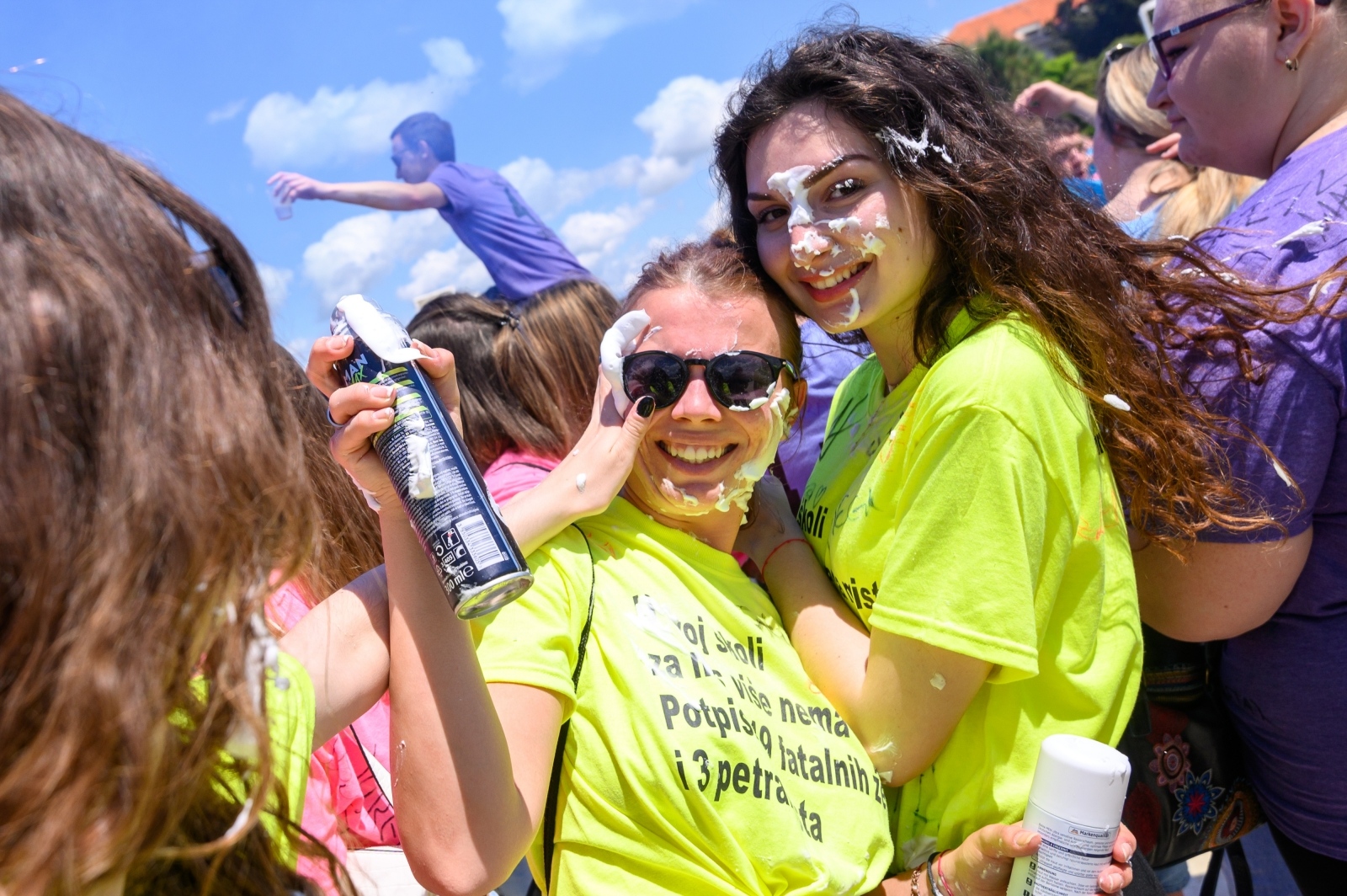 Zadarski maturanti obilježili kraj škole na rivi