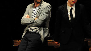 Zadar, 24.04.2013. snimio: Nenad Marčev 
dramska pretplata 
Kazalište PLAYDRAMA, Split 
Jeffrey Hatcher 
PICASSO 
redateljica: Nenni Delmestre 
igraju: Elvis Bošnjak, Lana Helena Hulenić 
Velika dvorana HNK Zadar