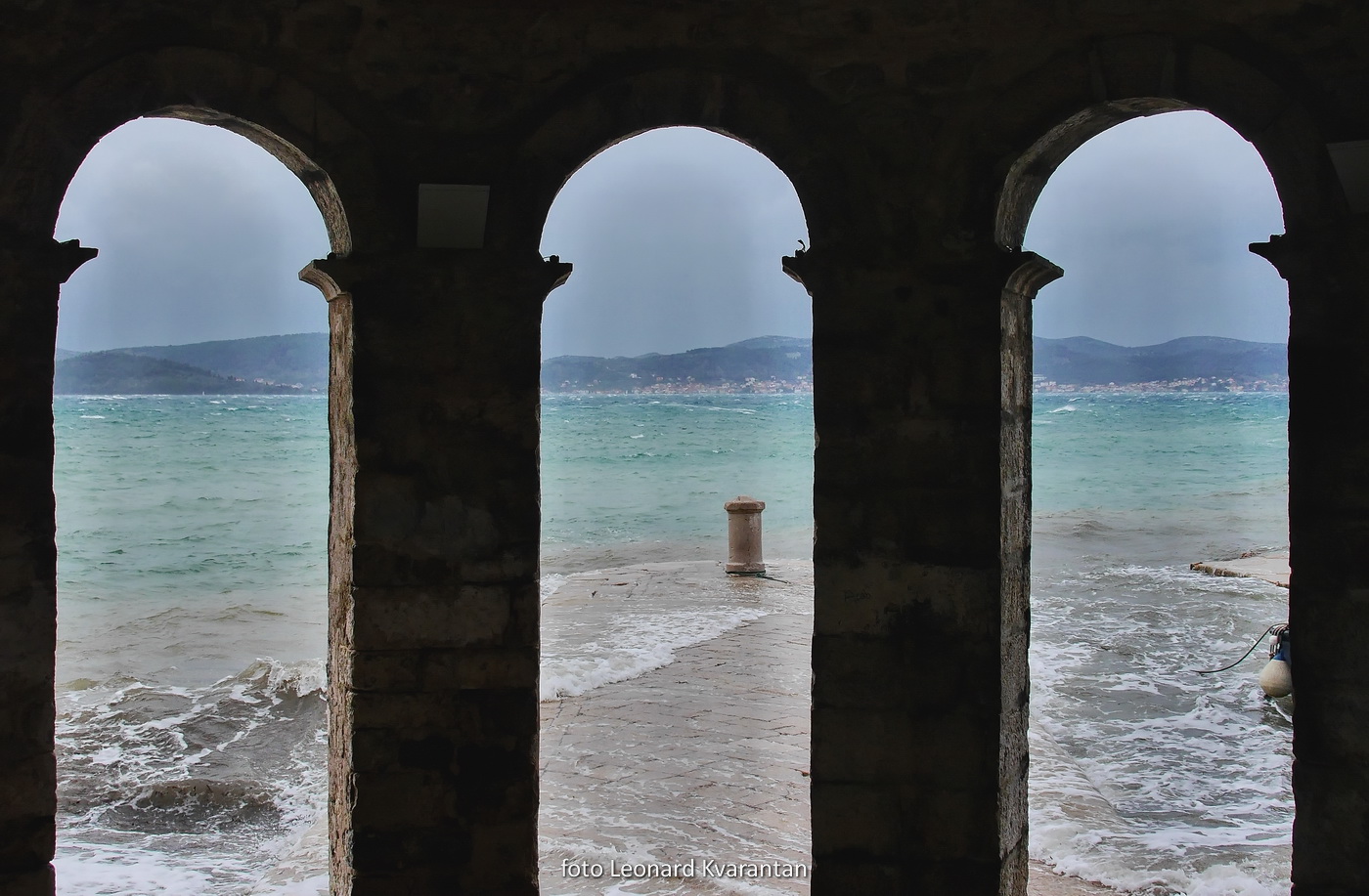 Olujno jugo u Zadru, nedjelja 6. prosinca 2020. godine