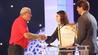 25.10.2013., Zadar – U Falkensteiner hotelu u Punta Skali dodjeljene su nagrade “Covjek – kljuc uspjeha u turizmu”. Svecanosti su prisustvovali premijer Zoran Milanovic te ministri Darko Lorencin i Gordan Maras te brojni drugi uvazeni gosti. Photo: Fili