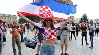 Hrvatski navijači okupirali centar Moskve!