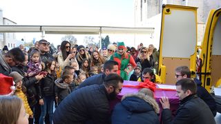 Djed Božićnjak iz Laponije stigao na Forum- poštom!