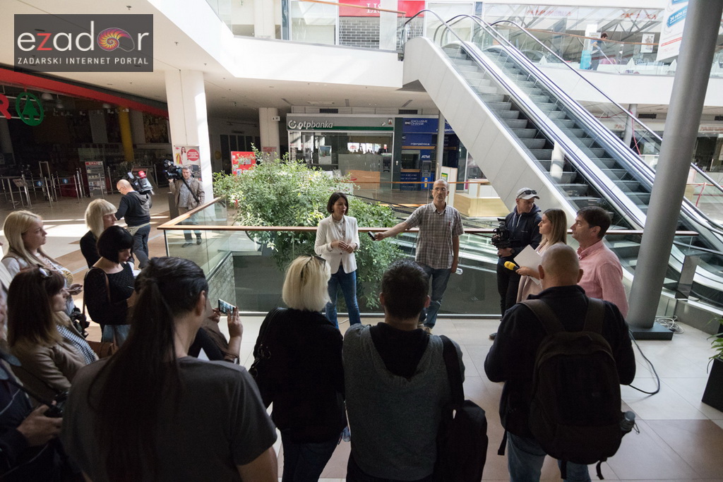 Novinari obišli objekt trgovinskog centra Supernova Zadar