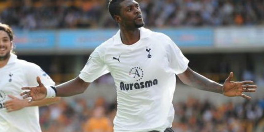 Emmanuel Adebayor, Foto: tottenhamhotspur.com Emmanuel Adebayor, Foto: tottenhamhotspur.com