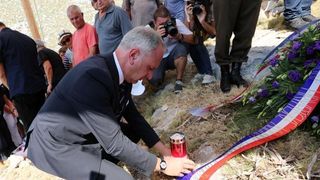 30.08.2015., Kornati – Na otoku Kornatu obiljezena je 8. obljetnica stradanja 12 vatrogasaca iz Sibenika, Vodica i Tisnog. Photo: Dusko Jaramaz/PIXSELL 30.08.2015., Kornati – Na otoku Kornatu obiljezena je 8. obljetnica stradanja 12 vatrogasaca iz Sibenika, Vodica i Tisnog. Photo: Dusko Jaramaz/PIXSELL