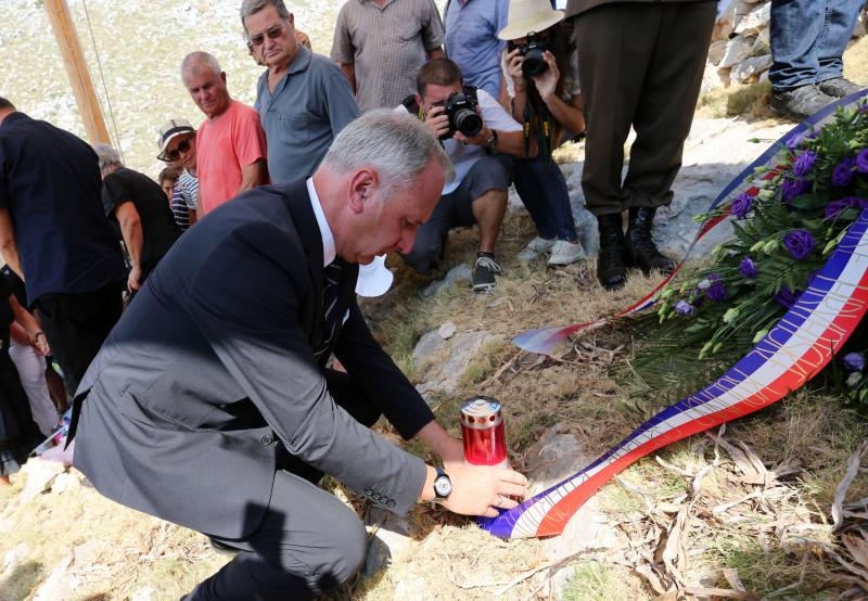 30.08.2015., Kornati – Na otoku Kornatu obiljezena je 8. obljetnica stradanja 12 vatrogasaca iz Sibenika, Vodica i Tisnog. Photo: Dusko Jaramaz/PIXSELL 30.08.2015., Kornati – Na otoku Kornatu obiljezena je 8. obljetnica stradanja 12 vatrogasaca iz Sibenika, Vodica i Tisnog. Photo: Dusko Jaramaz/PIXSELL