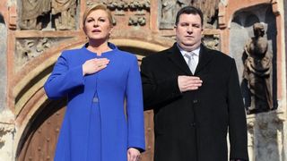 Inauguracija predsjednice Kolinde Grabar Kitarović na Trgu sv. Marka, Foto: Photo: HINA/POOL/PIXSELL