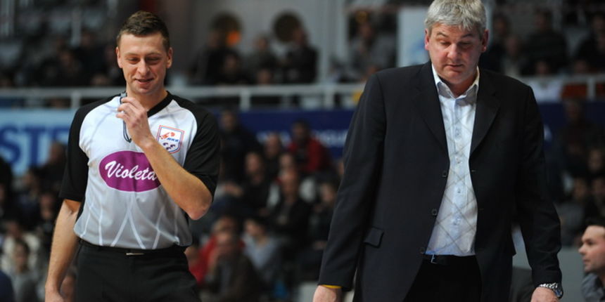 Zadar, 020312Dvorana Kresimira Cosica.19. kolo A1 lige kosarkasa.KK Zadar – KK Split.Na fotografiji: trener KK Zadar – Ales PipanFoto: Luka Gerlanc / CROPIX