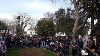 Bajkeri Dalmacije na blagoslovu motora u Biogradu na moru