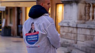 Vidović Krišto na Narodnom trgu prikuplja potpise za predsjedničku kandidaturu