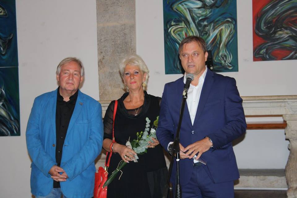 Otvorenje izložbe Duška Šibla u Gradskoj loži Otvorenje izložbe Duška Šibla u Gradskoj loži