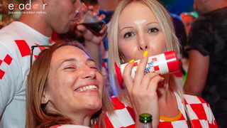 Zadar je gorio: Velika fešta nakon plasmana Vatrenih u finale Svjetskog prvenstva