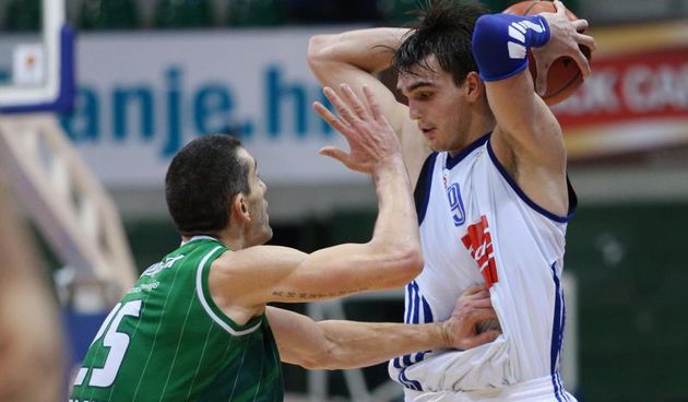 KC Drazen Petrovic, Zagreb – 15. kolo ABA lige, KK Cibona – KK Union Olimpija. Dario Šarić, Photo: Davor Puklavec/PIXSELL