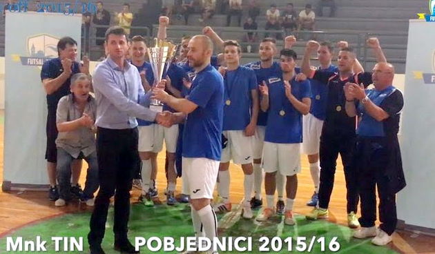 MNK Tin prvak Županijske malonogometne lige