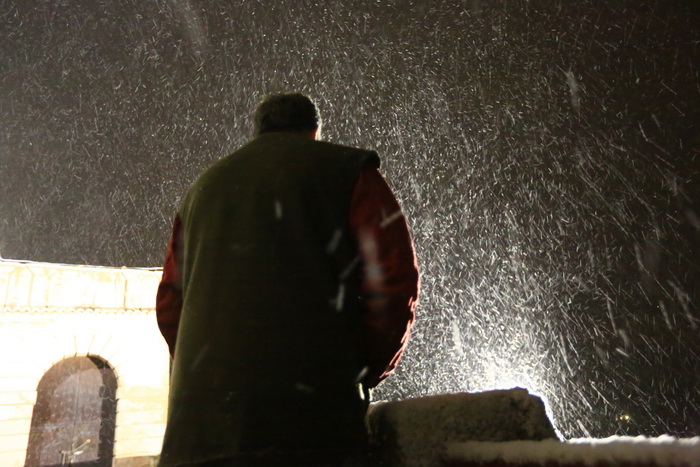 Klis, 101212. 
Ciklona Simenka je veceras donijela Snijeg nadomak Splita svega 4km zracne linije od Splita.
Na slici Snijeg na Klisu.
Foto: Zvonimir Barisin / CROPIX