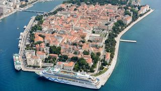 Zadar iz zraka, zračna panorama