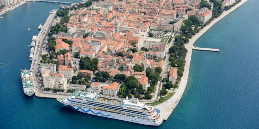 Zadar iz zraka, zračna panorama