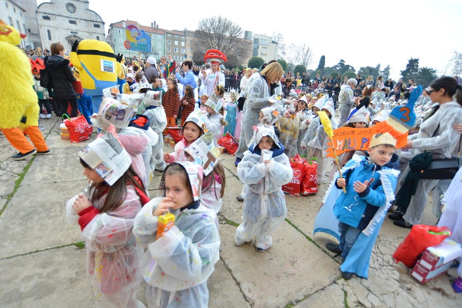 Karnevalić: Male maškare zauzele grad!, foto: Iva Perinčić