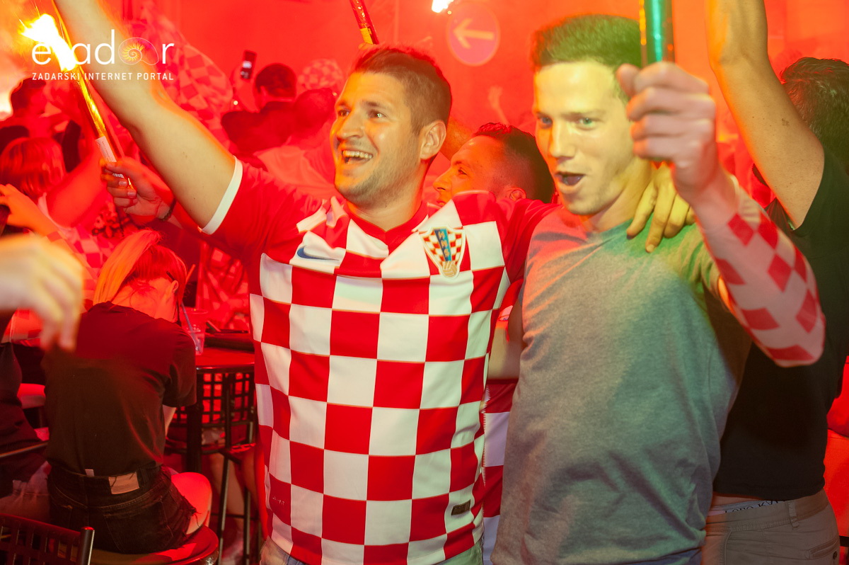 Zadar je gorio: Velika fešta nakon plasmana Vatrenih u finale Svjetskog prvenstva