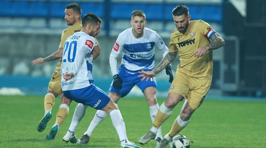 SuperSport Hrvatski nogometni kup, cetvrtfinale, NK Osijek – HNK Hajduk. Mario Jurcevic, Marko Livaja