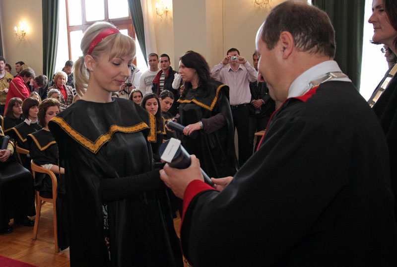 Promocija diplomiranih studenata, 7. ožujka 2009. (foto: Marin Gospić)