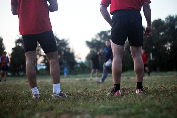 Trening zadarskih ragbijaša u Zemuniku (foto:Saša Čuka)