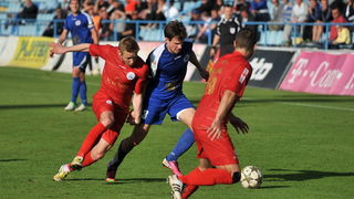 Zadar, 260513.
Stadion Stanovi.
Utakmica MAXtv 1. HNL izmedju Zadra i Splita.
Foto: Luka Gerlanc / CROPIX
