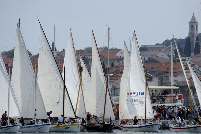Otok Murter, 300912.
Latinsko idro, najveca regata tradicionalnih gajeta, leuta i kaica odrzana je danas u Murteru. Na regati je startalo oko 100 brodova.
Foto: Niksa Stipanicev / CROPIX Otok Murter, 300912.
Latinsko idro, najveca regata tradicionalnih gajeta, leuta i kaica odrzana je danas u Murteru. Na regati je startalo oko 100 brodova.
Foto: Niksa Stipanicev / CROPIX
