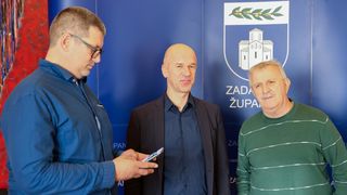 Župan Longin primio predstavnike medija koji prate rad Zadarske županije Župan Longin primio predstavnike medija koji prate rad Zadarske županije